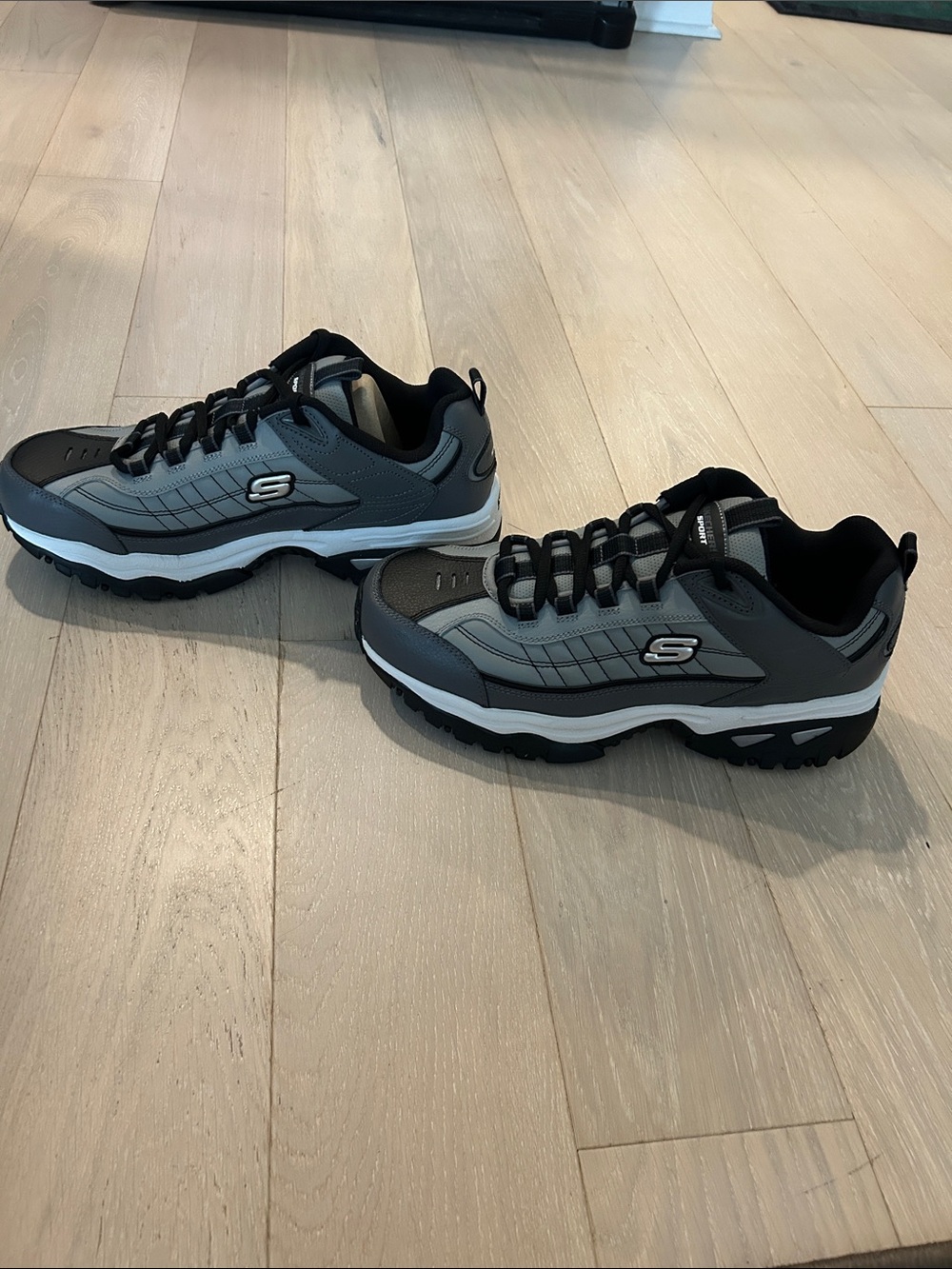 Skechers Sport Energy After Burn Men’s Size 11 Extra Wide Charcoal